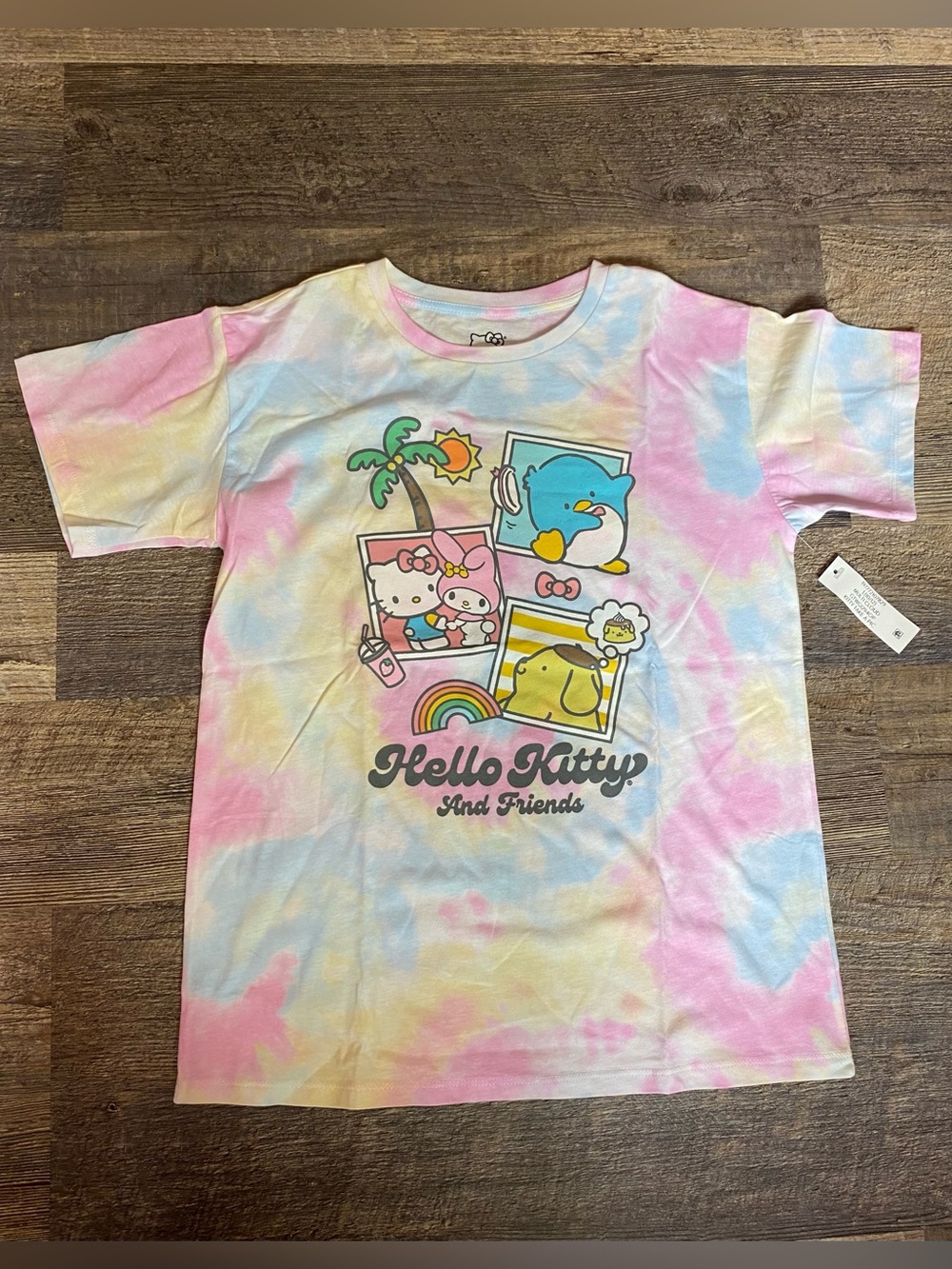 BRAND NEW w/tag! Sanrio Hello Kitty tie-dye T~shirt
